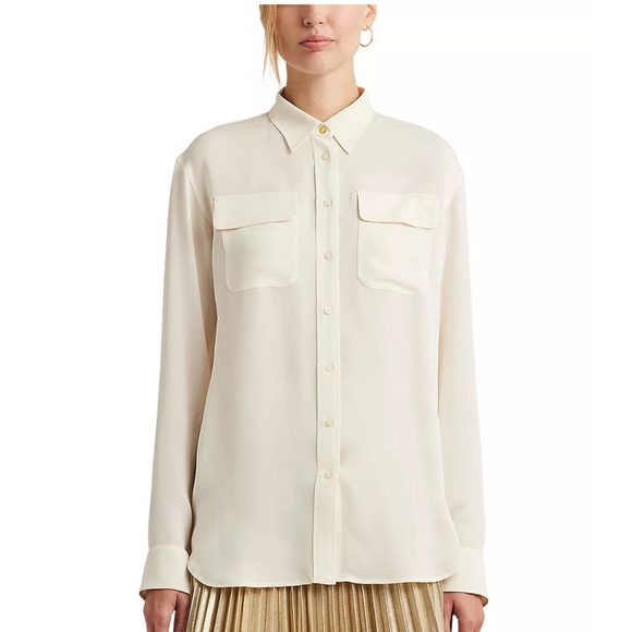 Lauren Ralph Lauren Silk Shirt - Picture 5 of 6